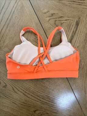 lululemon energy Strappy Sports Bra - Bright Orange